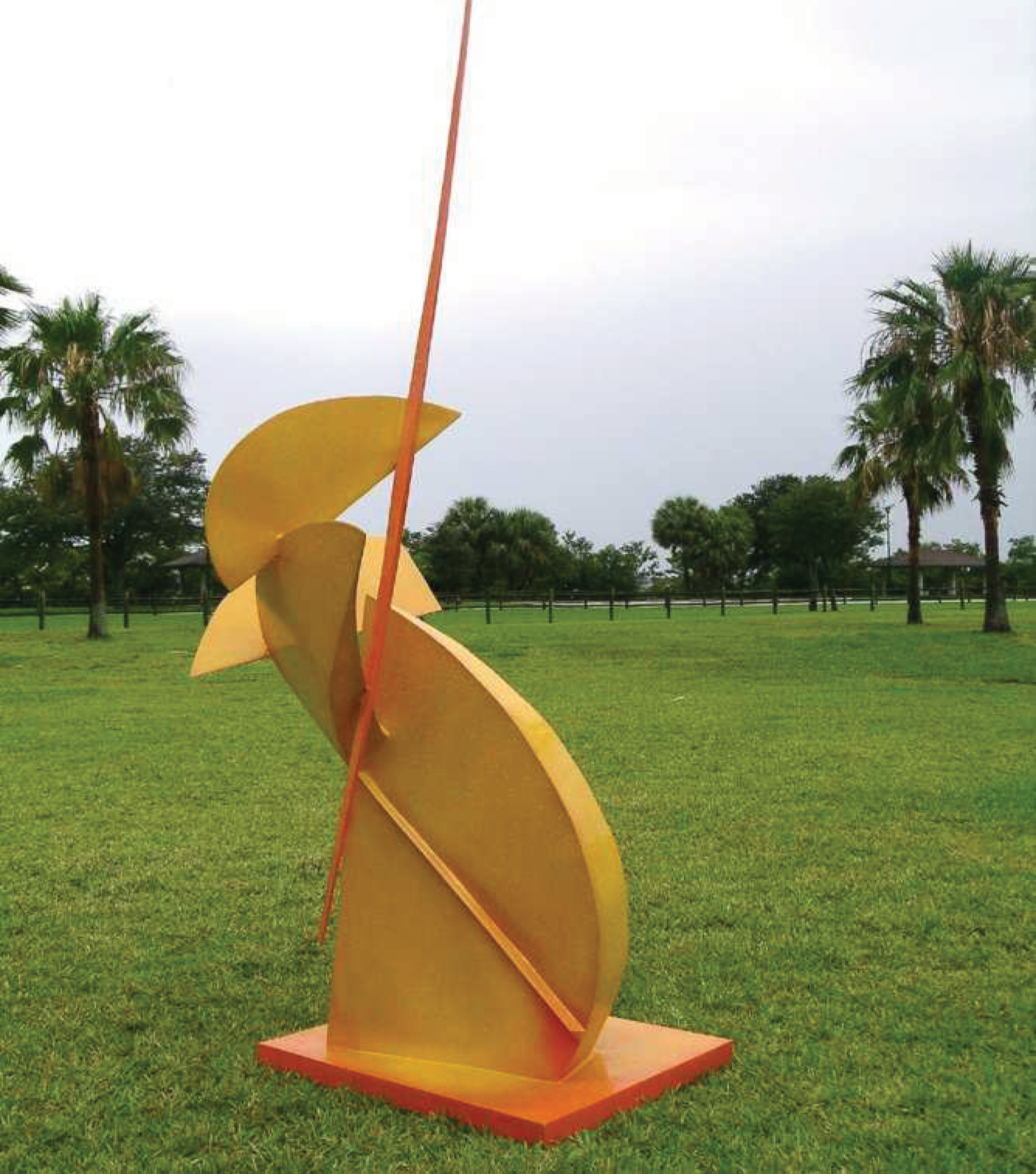 Photo of the sculpture Intersection by Bob Coon Photo of the sculpture Intersection by Bob Coon